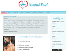 Tablet Screenshot of heartfultouch.com